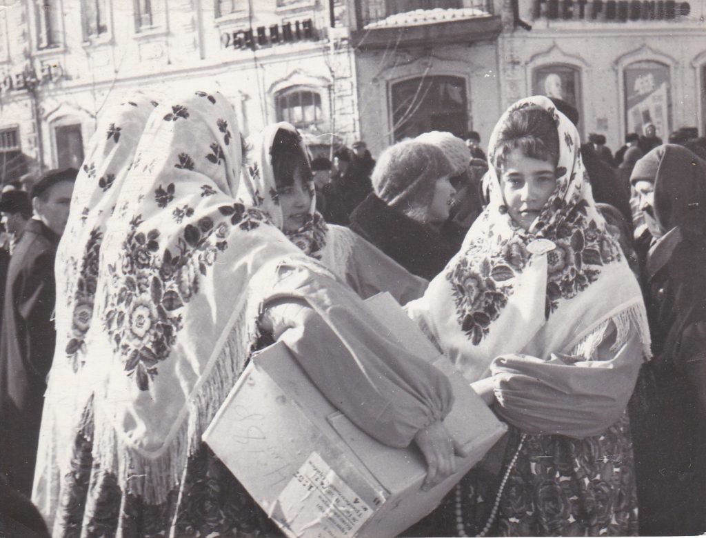 СТАРОБЕЛЬСК, 1967 год,  ПРАЗДНИК 2РУССКАЯ ЗИМА", ЦЕНТРАЛЬНАЯ ПЛОЩАДЬ